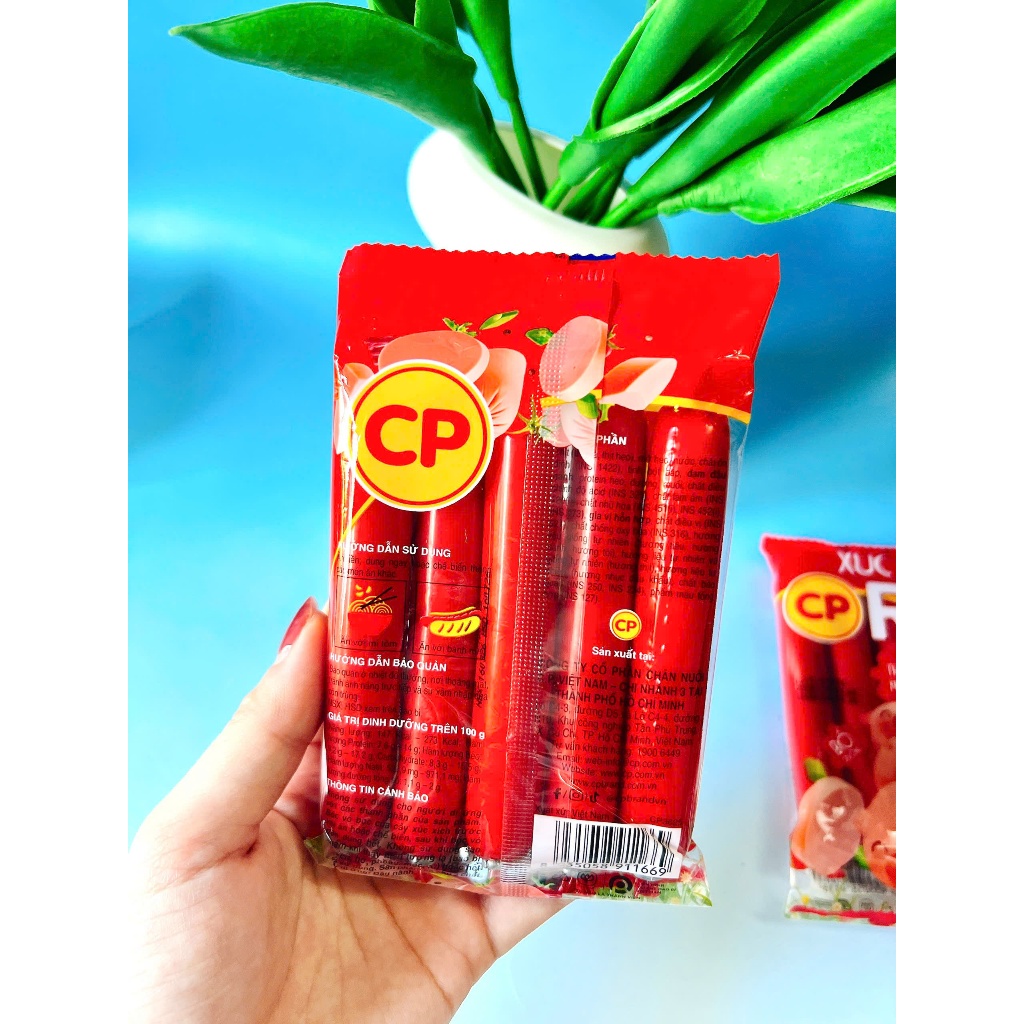 Set 12 Gói Xúc Xích Heo CP Tiệt Trùng_Mỗi gói 100g