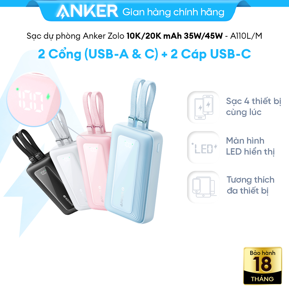 Sạc dự phòng Anker Zolo