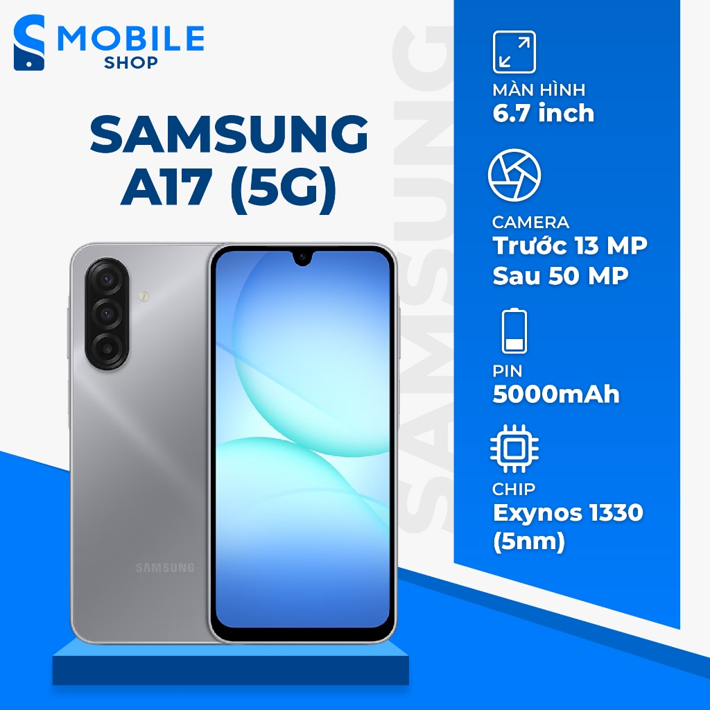 Điện thoại Samsung Galaxy A17 (5G) Chính Hãng