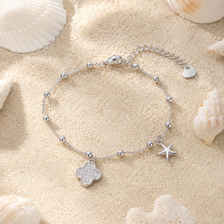 Vòng tay nữ LAMY Lucky Four Leaf Star Gold Bracelet 2241