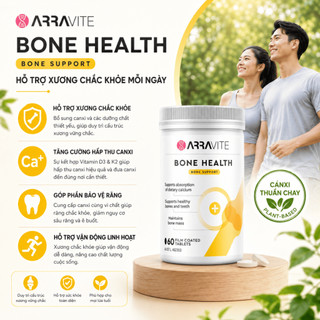 Viên Uống ARRAVITE Bone Health – Hỗ Trợ Xương Khớp Khỏe Mạnh, Giảm Nguy Cơ Loãng Xương – Chính Hãng Úc