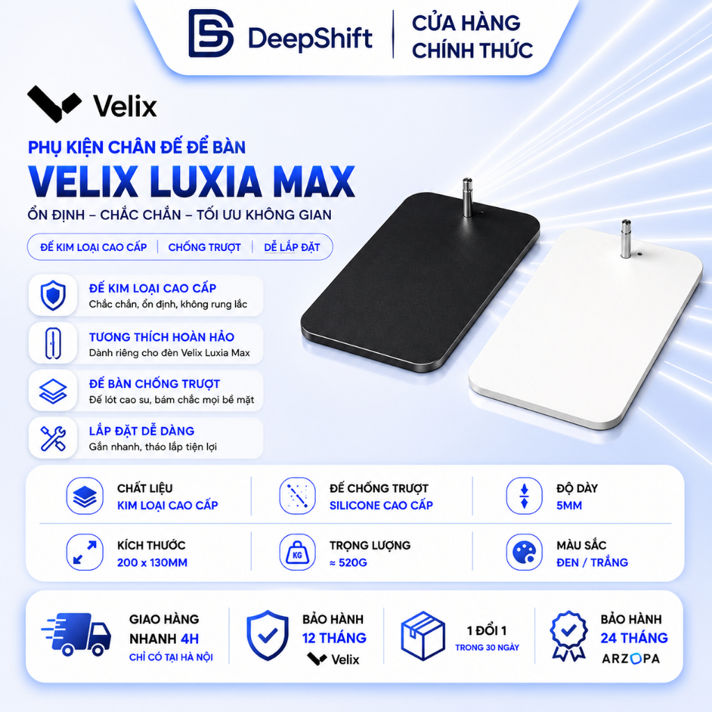 Phụ kiện chân đế để bàn cho đèn Velix Luxia Max