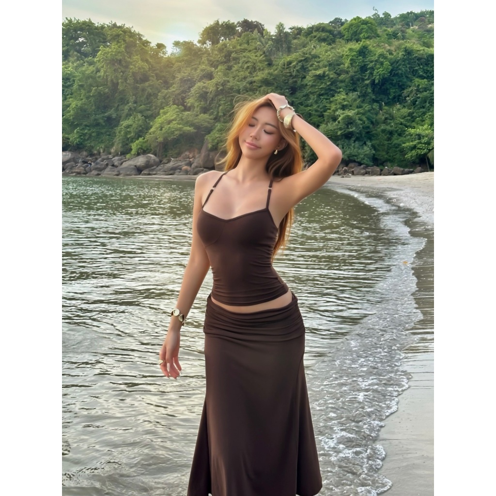 SET ÁO 2 DÂY LATTE CHÉO LƯNG CHỮ Y FFCLUB