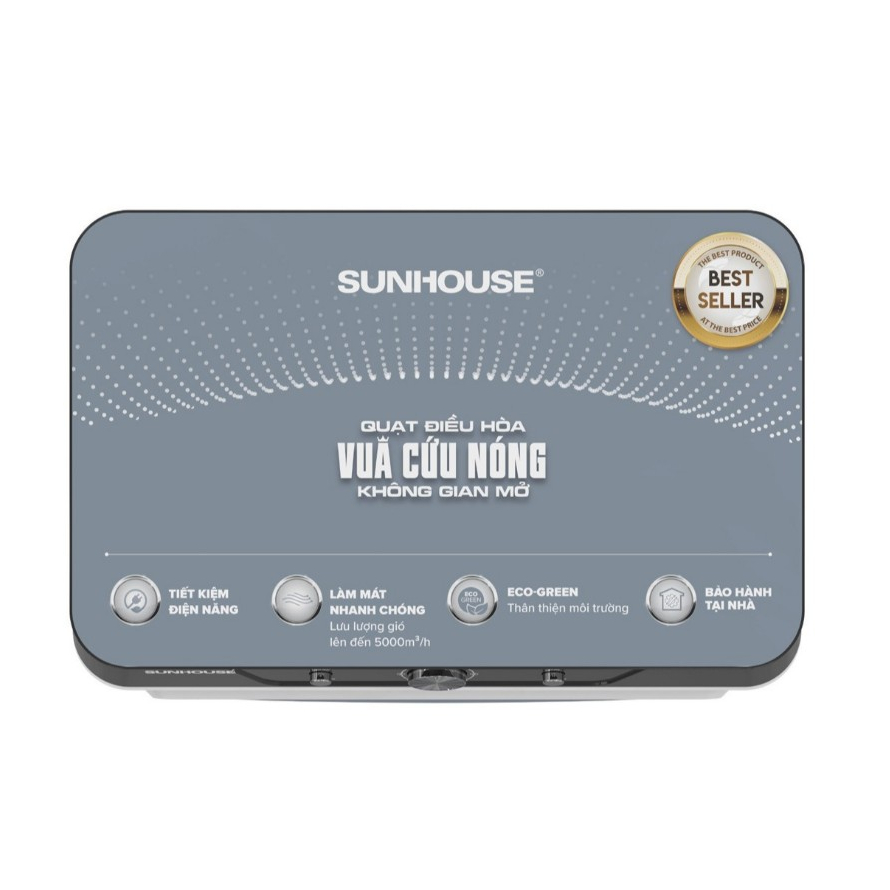 [Chính Hãng - Mới 100%] Quạt Điều Hòa SUNHOUSE SHD7789 60L - 190W Mạnh Mẽ Độ Bền Cao BH 12 Tháng
