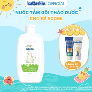 Nước tắm gội thảo dược cho bé Kutieskin 500ml