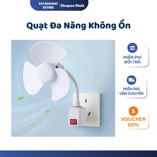 (NEW) Quạt Để Bàn Mini 3 Cánh Siêu Mát - Quạt Cắm USB Máy Tính, Sạc Dự Phòng Xoay 360 Độ Tiện Lợi