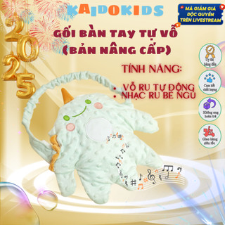 {KAIDOKIDS} Gối Bàn Tay Vỗ Mông Đa Năng Ru Bé Ngủ Chống Giật Mình Hình Thú Hàng Cao Cấp