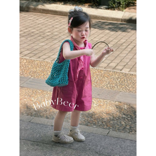 {chính chủ} TẶNG KHĂN  _Jumsuit cho bé_phong cách năng động_Kaki Hàn Quốc mềm (BabyBeer)
