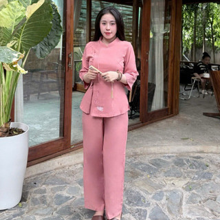 Trụ Xếp Ly Kate Lụa # Đồ Đi Chùa Nữ