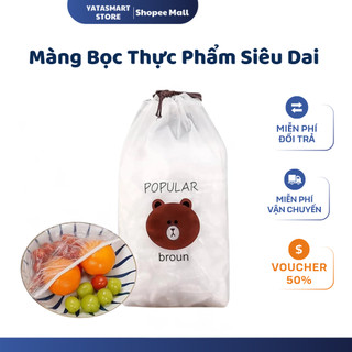 Túi Màng Bọc Thực Phẩm PE- Có Chun Co Giãn Chùm Đầu - Bảo Quản Thực Phẩm Có Thể Tái Sử Dụng