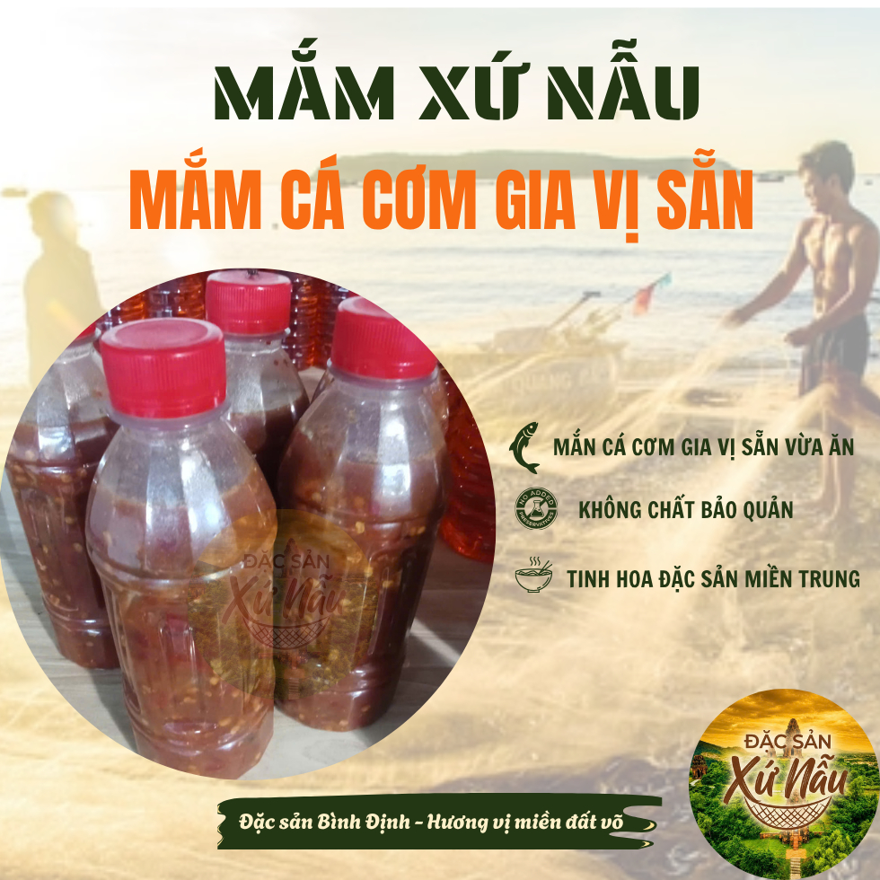 Mắm Cá Cơm Bình Định Chính Gốc – Đặc Sản Miền Trung Thơm Ngon