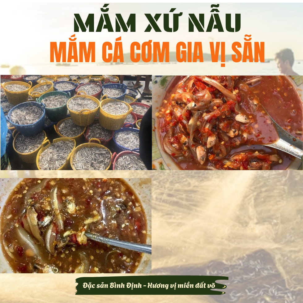 Mắm Cá Cơm Bình Định Nguyên Chất – Đặc Sản Miền Trung Đậm Đà