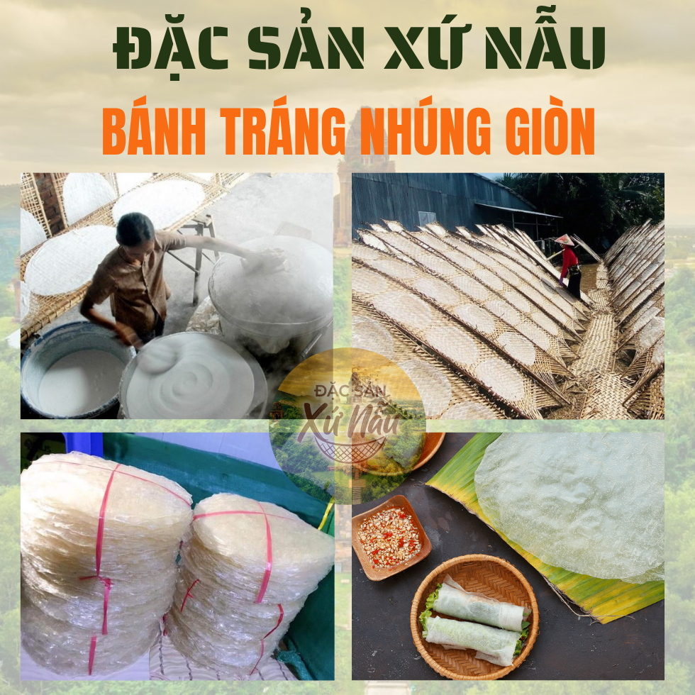Bánh Tráng Nhúng Giòn Bình Định Loại Ngon – Ăn Vặt Đặc Sản Bình Định