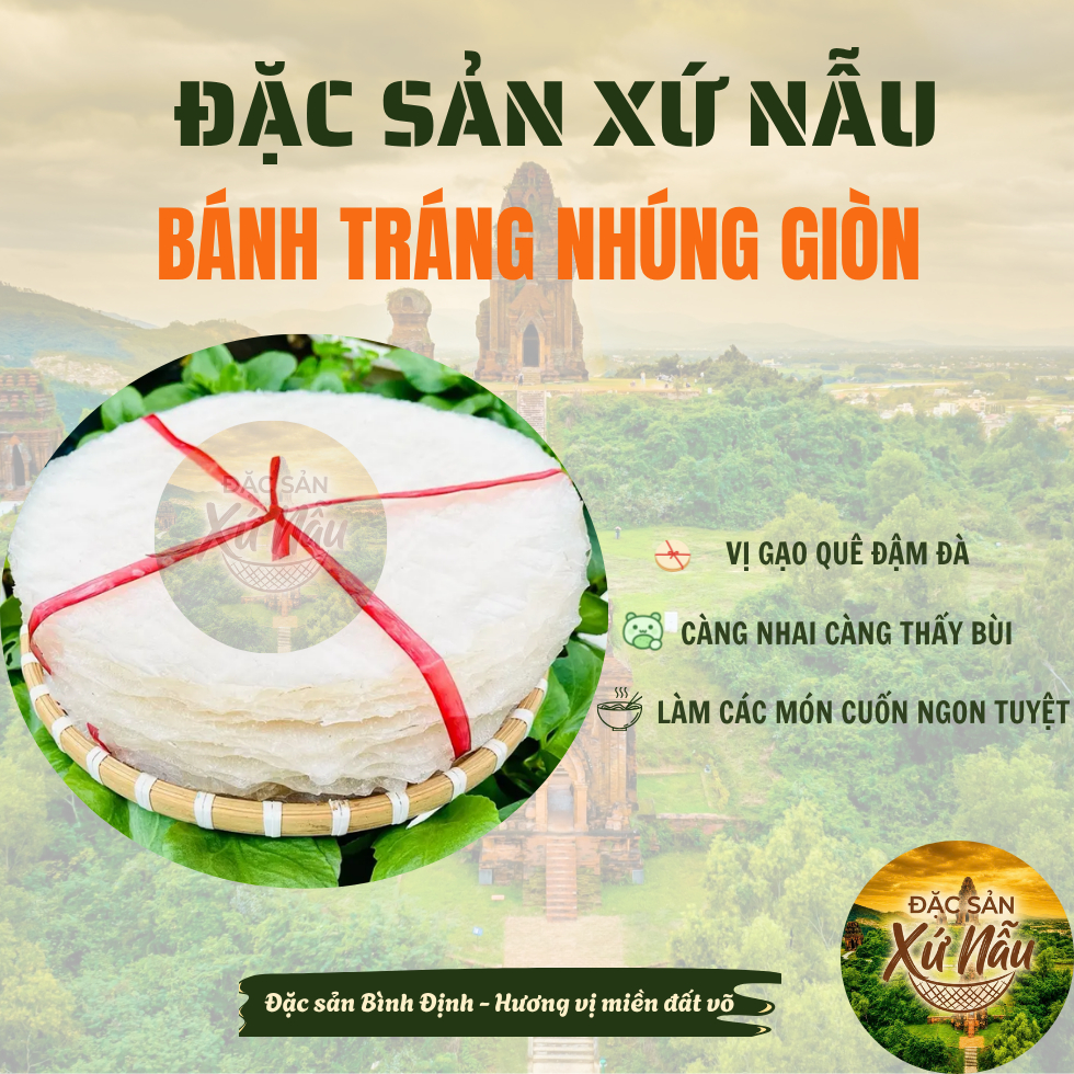 Bánh Tráng Nhúng Giòn Bình Định Loại Ngon – Ăn Vặt Đặc Sản Bình Định