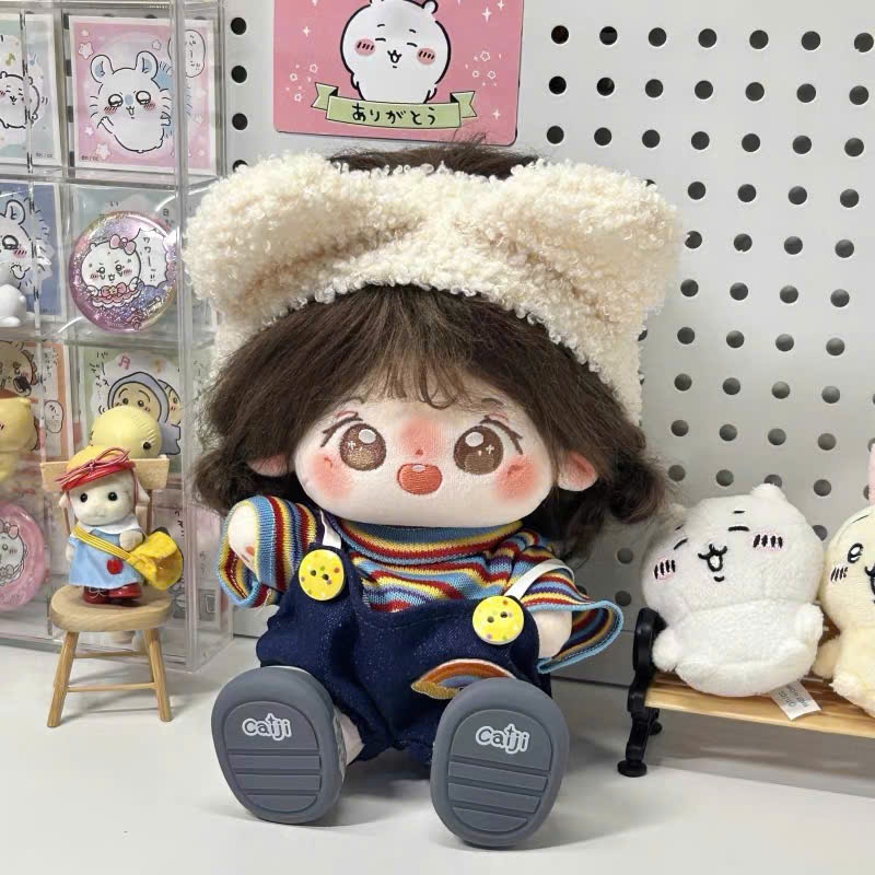 Gấu bông búp bê bé gái 20cm, đồ chơi trẻ em búp bê nhồi bông có khớp cử động linh hoạt KÈM QUẦN ÁO PHỤ KIỆN GUAILA TOYS