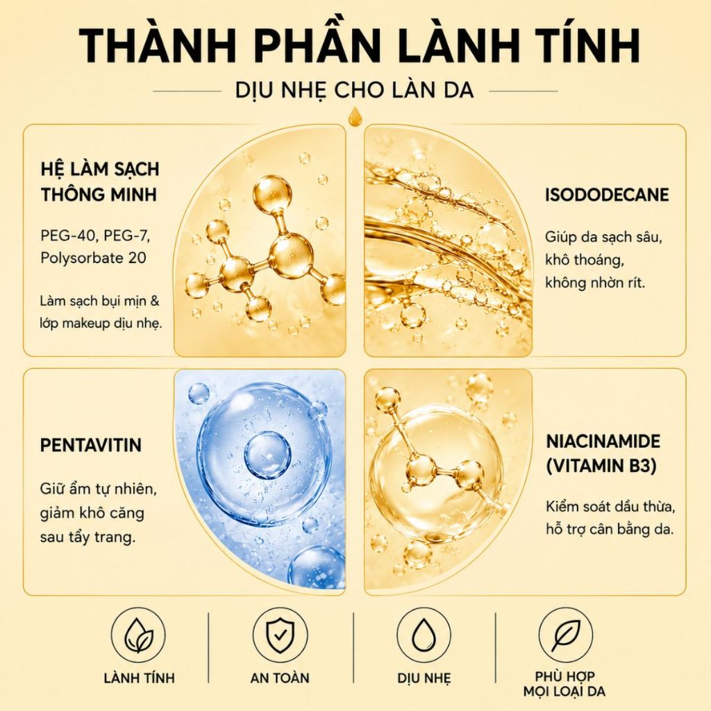 Nước Tẩy Trang Dịu Nhẹ Cho Mọi Loại Da Sensitive Cleansing Water Le&Lu 400ml