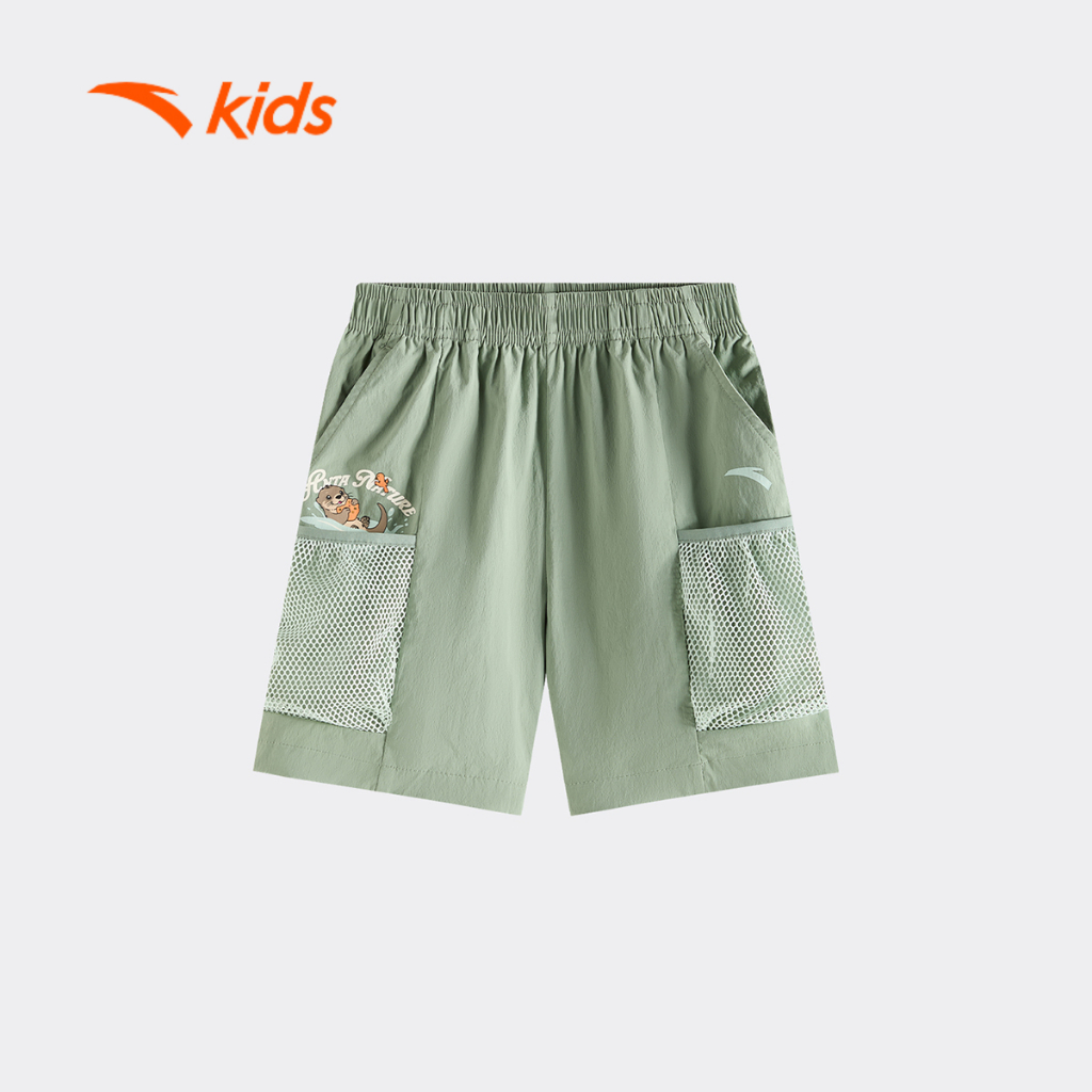 Anta Kids Quần Short Thể Thao Bé Trai Outdoor 3526C9501