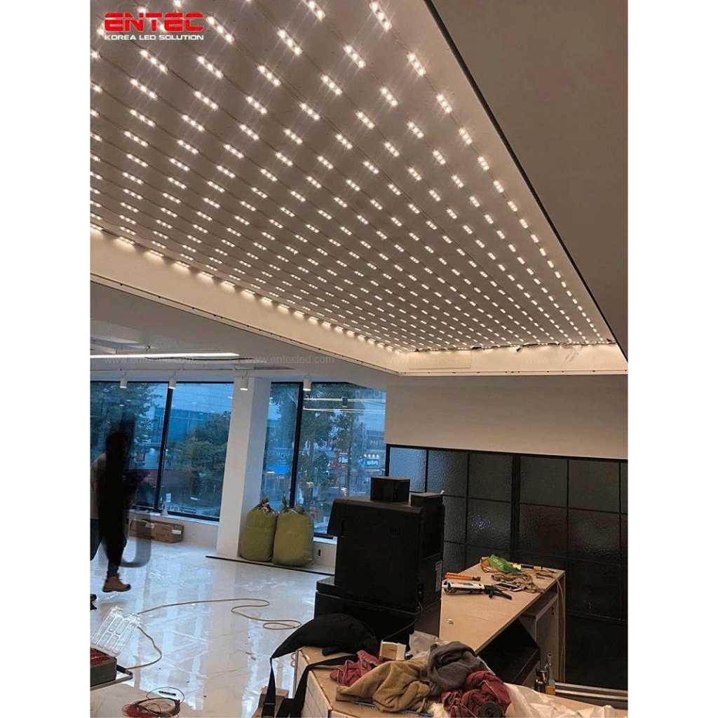 Dây Led hắt 3 bóng Samsung, Đèn Led trang trí màu 6500K siêu sáng