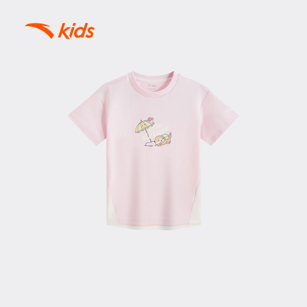 Anta Kids Áo Thun Ngắn Tay Thời Trang Bé Gái 3626C9104
