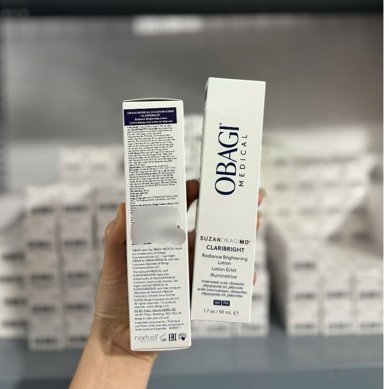 [HÀNG CTY] Lotion Trắng Da, Giảm Thâm Nám Chuyên Sâu SUZAN OBAGI MD CLARIBRIGHT Radiance Brightening Lotion 50ml