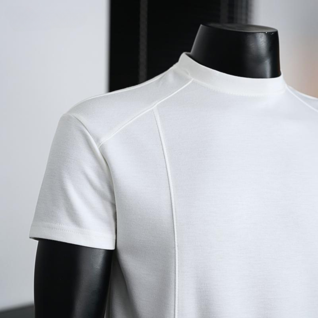 [Deal Mở Bán] Áo Thun Ngắn Tay Cleanfit BAGIC Cổ Tròn Tôn Vai Tôn Dáng. Áo Thun Nam Nữ Unisex Mềm Mịn Co Giãn Cao Cấp