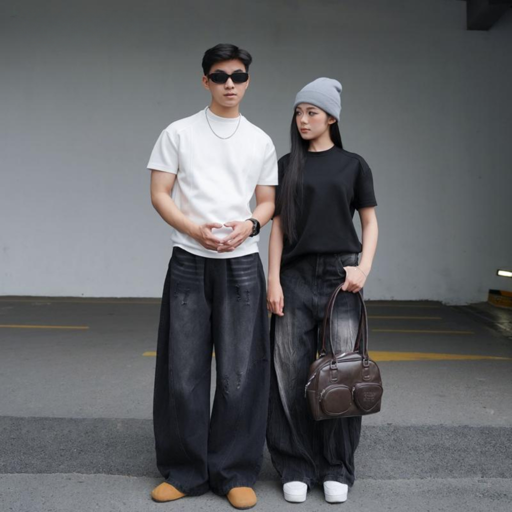 [Deal Mở Bán] Áo Thun Ngắn Tay Cleanfit BAGIC Cổ Tròn Tôn Vai Tôn Dáng. Áo Thun Nam Nữ Unisex Mềm Mịn Co Giãn Cao Cấp