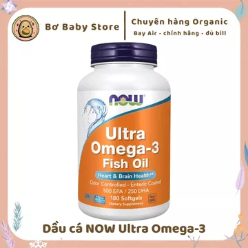 Dầu cá Now Ultra Omega 3, Dầu cá cao cấp tôt cho tim mạch và não bộ