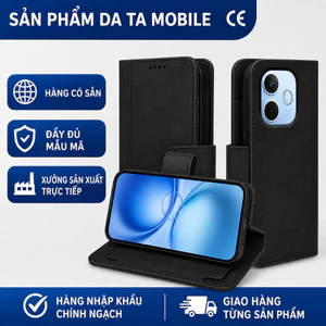 Bao da điện thoại Vivo mẫu mới nhất Y19s/ Y19s pro/ Y28/ Y29 5G/ Y39 5G, có ngăn đựng thẻ
