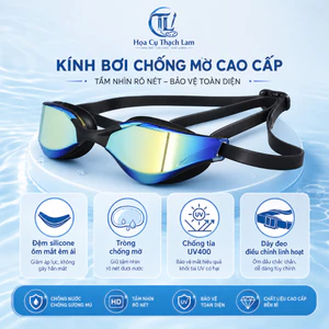 Kính Bơi Trẻ Em Chống Mờ Kèm Hộp Đựng, Kính Bơi Nhiều Màu Cho Bé