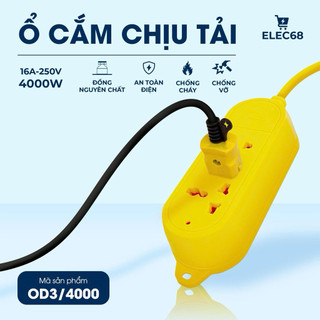 Ổ cắm chịu tải 4000W TPE OD3/4000, kèm phích cắm 3000W TPE - thietbidienelec68