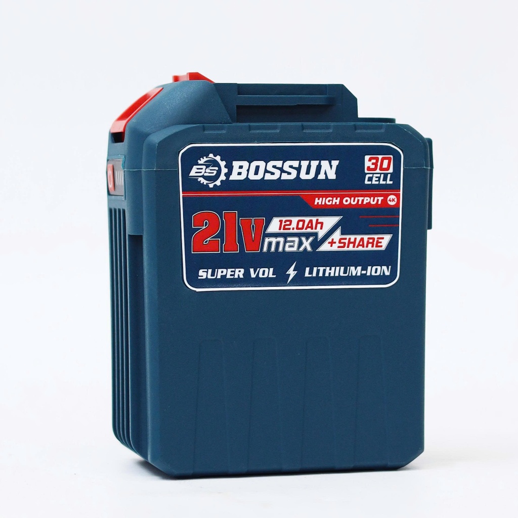COMBO Pin Sạc BOSSUN 30/20/15/10/5 CELL ABS 21V 8.0Ah Chân pin phổ thông Bảo Hành Chính Hãng