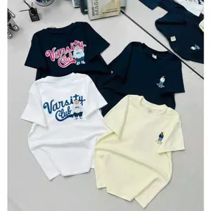 Áo Thun Nữ Thêu Gấu BAGIC - Áo Thun Dáng Vừa Nữ Sang Xịn Vải BORIP Cotton Mềm Mịn Mát Co Dãn 4 Chiều