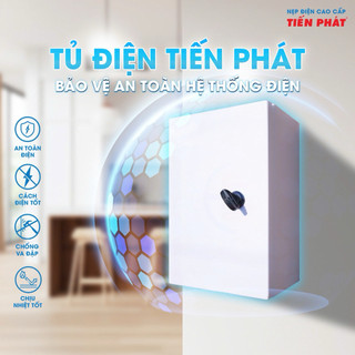 Tủ điện nhựa ABS Tiến Phát chống nước, chịu nhiệt tốt, an toàn điện - TDN - thietbidienelec68