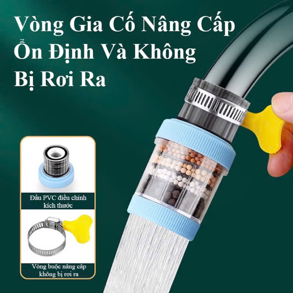 VÒI TĂNG ÁP LỌC NƯỚC XOAY 360 ĐỘ
