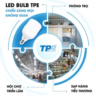 Đèn Led Bulb Trụ TPE Siêu Sáng BLW 5W - 50W, sáng êm dịu mắt - thietbidienelec68