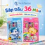 Sáp Dầu Màu Cho Bé 12/18/24/36 Màu Hộp Cute Gấu Thỏ, Dễ Tô Vẽ, Màu Tươi Đẹp