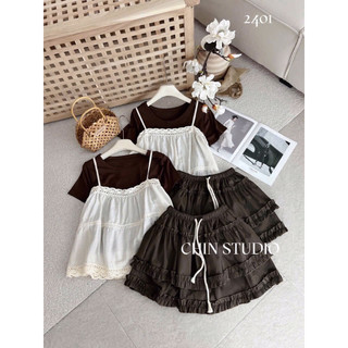 [ẢNH THẬT] SET THUN PHỐI 2S MIX CVAY BÈO STP2MC