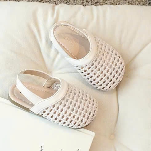 Dép Bé Gái Quai Hậu Búp Bê Chun Cực Xinh-Hỗ Trợ Đổi size