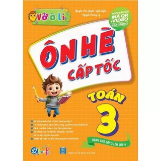 Sách - Combo Vở Bài Tập Ôn Hè Cấp Tốc - Toán + Tiếng việt Lớp 3 - Dành cho học sinh lên Lớp 4
