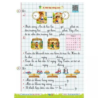 Sách - Combo Vở Bài Tập Ôn Hè Cấp Tốc - Toán + Tiếng việt Lớp 3 - Dành cho học sinh lên Lớp 4
