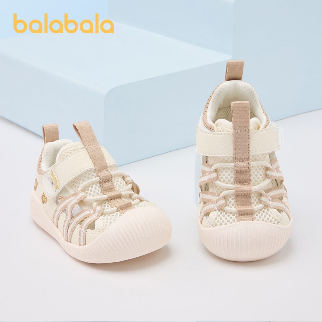 balabala Giày Tập Đi Cho Bé Trai Bé Gái, Thoáng Khí Chống Trơn Trượt, Êm Chân Dễ Mang, Giày Tập Đi Mùa Hè 2025 Cho Bé