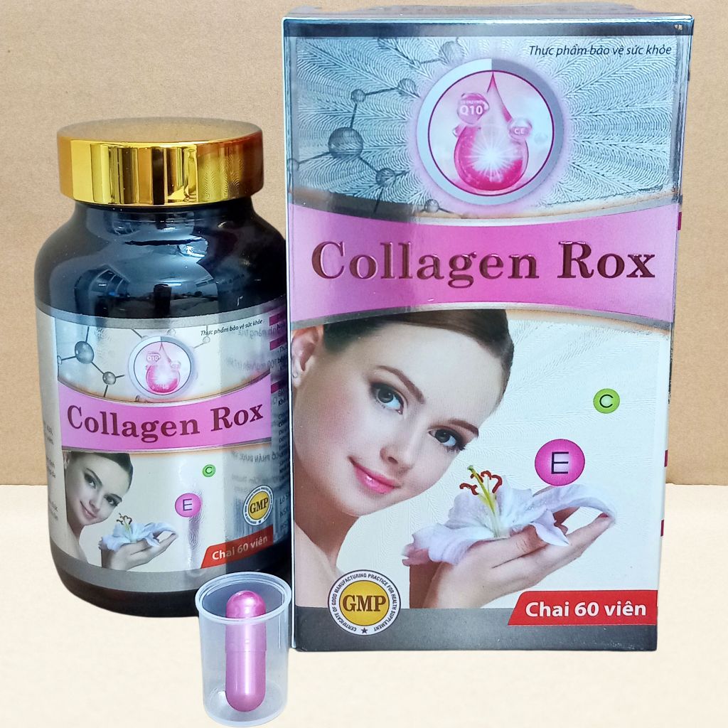 Combo 2 Hộp Collagen Rox Hồng - Rostex - Hải Dương - Vitamin Chữa Lành