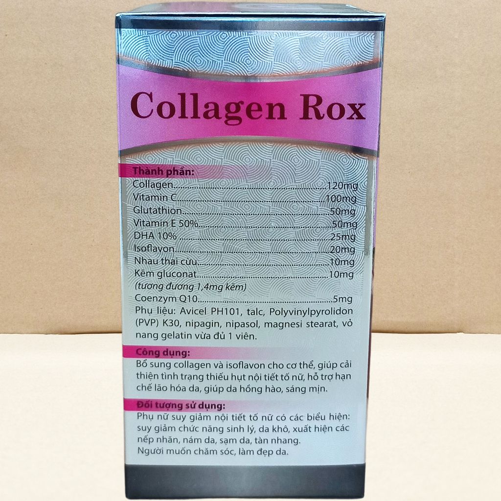 Combo 2 Hộp Collagen Rox Hồng - Rostex - Hải Dương - Vitamin Chữa Lành