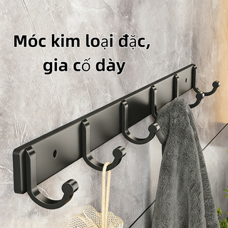 Móc dán tường treo đồ | Lắp bằng keo dán hoặc khoan | Chống gỉ, không bong sơn – Treo đồ thoải má