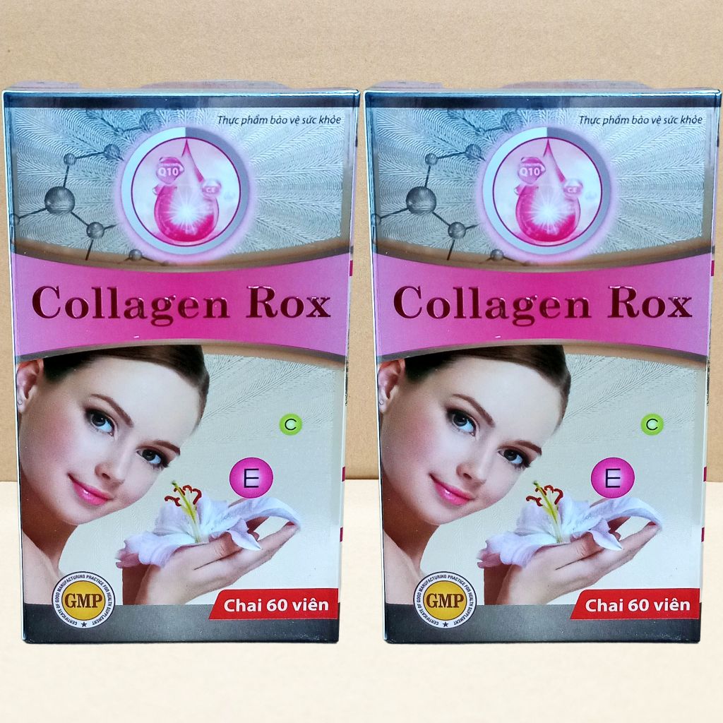 Combo 2 Hộp Collagen Rox Hồng - Rostex - Hải Dương - Vitamin Chữa Lành