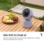 Quạt Để Bàn Mini LocknLock Mini Desktop ENF336 Tím/Ngà - 5 Mức Độ Gió Xoay Tròn Tự Động - K-MALL