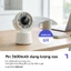 Quạt Để Bàn Mini LocknLock Mini Desktop ENF336 Tím/Ngà - 5 Mức Độ Gió Xoay Tròn Tự Động - K-MALL