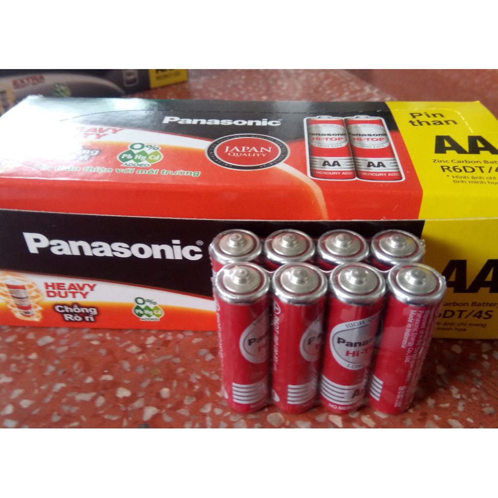Pin AA PANASONIC Chính Hãng 1 vĩ 4 viên ( mua 2 giảm)
