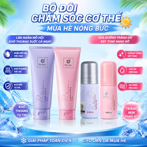 【Mua 1 tặng 1】 【Bộ sản phẩm mùa hè】 Gel chống mồ hôi và khử mùi + Kem dưỡng thể làm trắng, dưỡng ẩm và làm sáng da