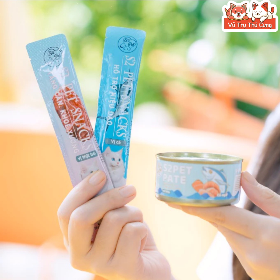 Combo 100 Thanh Súp thưởng cho mèo Shizuka / S2PET nhiều dinh dưỡng 15g